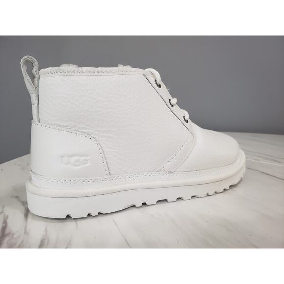 NEW WITHOUT BOX UGG Men’s Neumel Boot Solid White Chukka Size 10 WARM Bright - Picture 4 of 8
